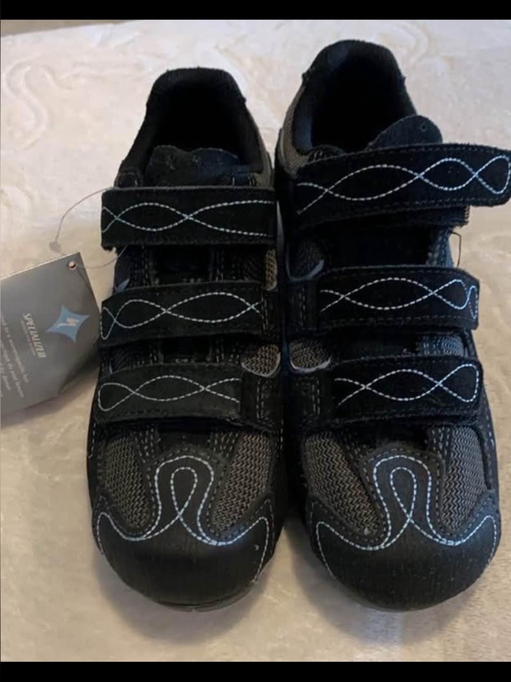 Black Velcro Athletic Shoes - Lightweight Comfort